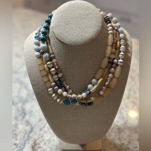 Stella & Dot multi color bead necklace